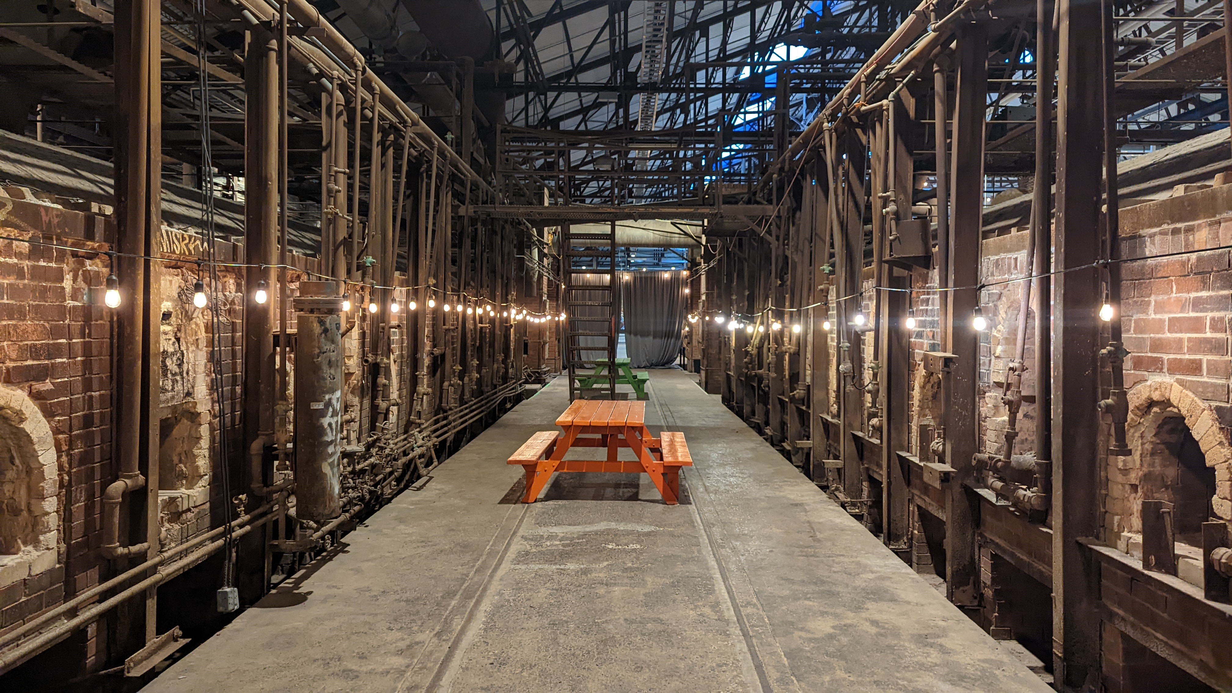 Evergreen Brick Works - picture of inside building hallway