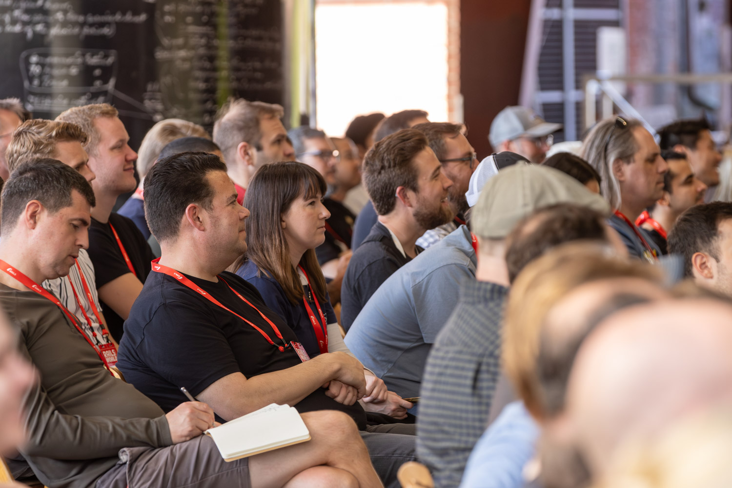 people attending rails world talk